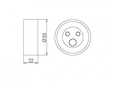 Фото 4 - Натяжний ролик ременя ГРМ GMB GT60090