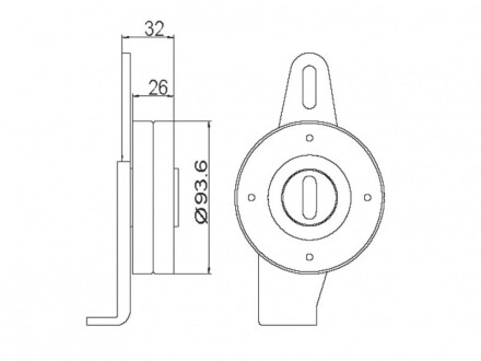 Фото 4 - Ролик ремня приводного GMB GT60120