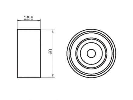 Фото 4 - Обвідний ролик ременя ГРМ GMB GT70930