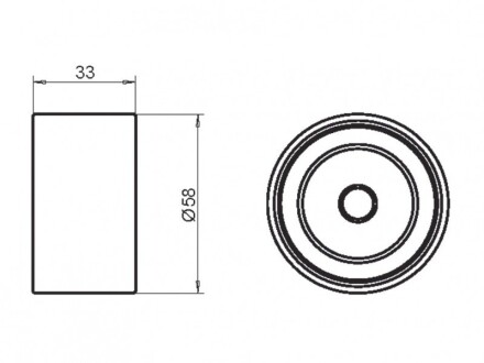 Фото 4 - Обвідний ролик ременя ГРМ GMB GT70970