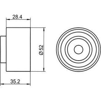 Фото 5 - Обводной ролик ремня ГРМ GMB GT80040