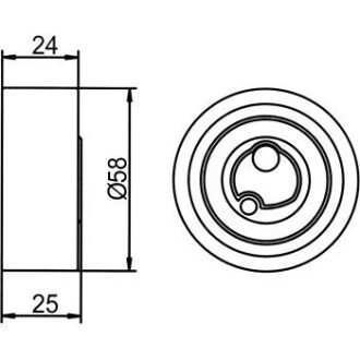Фото 4 - Натяжний ролик ременя ГРМ GMB GT80320