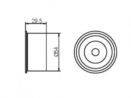 Фото 4 - Обводной ролик ремня ГРМ GMB GT80380