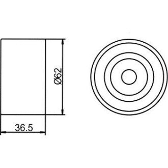 Фото 4 - Обводной ролик ремня ГРМ GMB GT80540