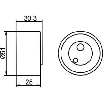 Фото 4 - Натяжной ролик ремня ГРМ GMB GT80640