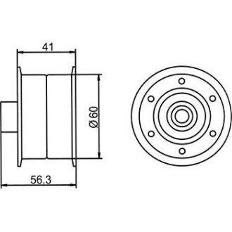 Фото 4 - Обводной ролик ремня ГРМ GMB GT80740