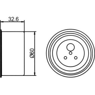 Фото 5 - Натяжной ролик ремня ГРМ GMB GT80800