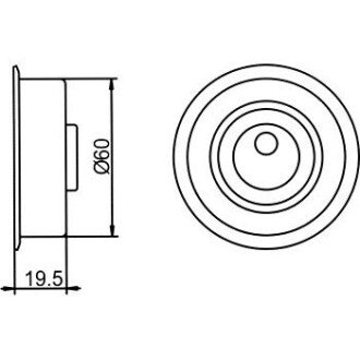 Фото 5 - Обвідний ролик ременя ГРМ GMB GT80950
