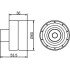 Ролик натяжний NISSAN PATROL - (13077V7200, 13077V7202, 60TB047B01) GMB GT90160 (фото 4)