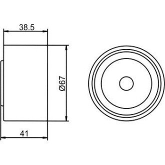 Фото 5 - Обвідний ролик ременя ГРМ GMB GT90170
