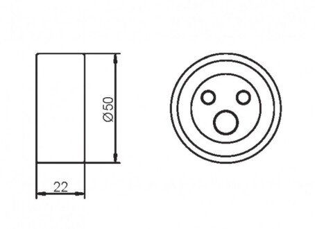 Фото 4 - Натяжний ролик ременя ГРМ GMB GT90180