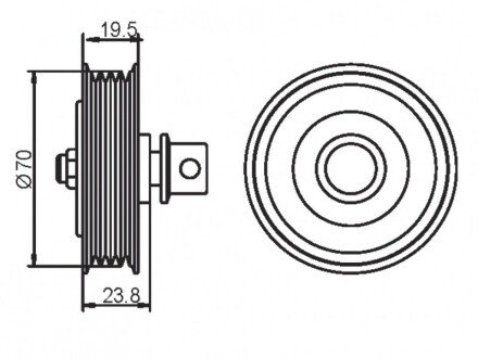 Фото 5 - Ролик ременя приводного GMB GT90940