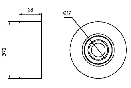 Фото 4 - Ролик ременя приводного GMB GTA0060
