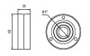 Ролик приводного ременя Opel Astra H/G, Zafira B/C, Mokka, Chevrolet Cruze 1.6-1.8 03- - (55556090, 25189926, 25191534) GMB GTA0240 (фото 4)