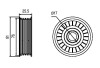 РОЛИК ПОЛИКЛИНОВОГО РЕМНЯ БЕЗ КРОНШТЕЙНА OPEL OMEGA 2.5, 2.6, 3.0, 3.2 V6 94-03, SIGNUM 3.2 V6 03-, SINTRA 3.0 24V 96-99, VECTRA 2.5, 2.6 93-03 SAAB. - (1340547, 1340536, 90409783) GMB GTA0390 (фото 4)