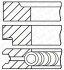 Комплект поршневых колец - GOETZE 08-107100-00 (фото 2)