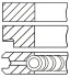 Комплект поршневых колец - GOETZE 08-137600-00 (фото 1)