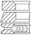 Комплект поршневых колец - GOETZE 08-336600-00 (фото 2)