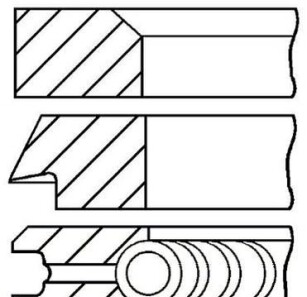 Комплект колец - GOETZE 08-436806-00