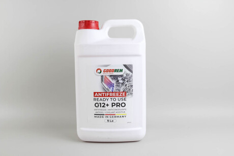 Антифриз G12+ RED (червоний) -38°C готовий (5L) (GERMANY) - GOODREM R38G12PLUS-005