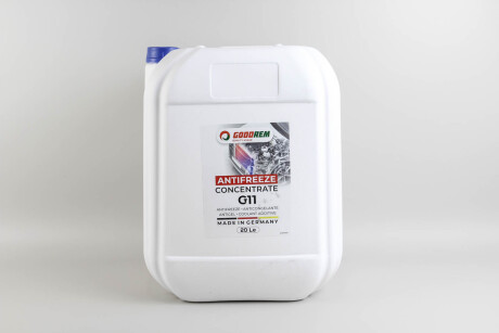 Антифриз G11 BLUE (синій) концентрат (20L) (GERMANY) - GOODREM R80G11-BLU-020