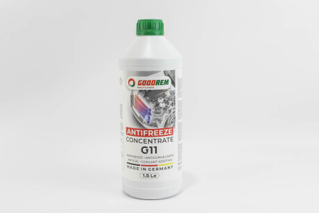 Антифриз GREEN (зелений) концентрат (1.5L) (GERMANY) - GOODREM R80G11-GRN-015