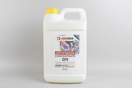 Антифриз YELLOW (жовтий) концентрат (5L) /RENAULT/DACIA/PSA (GERMANY) - GOODREM R80G11-YLW-005