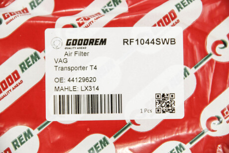 Фото 3 - Воздушный фильтр GOODREM RF1044SWB