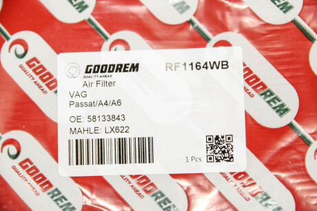 Фото 3 - Воздушный фильтр GOODREM RF1164WB