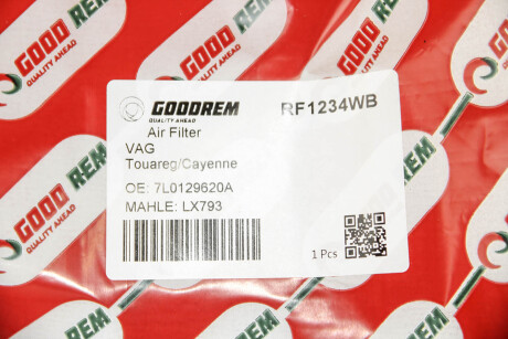 Фото 3 - Воздушный фильтр GOODREM RF1234WB