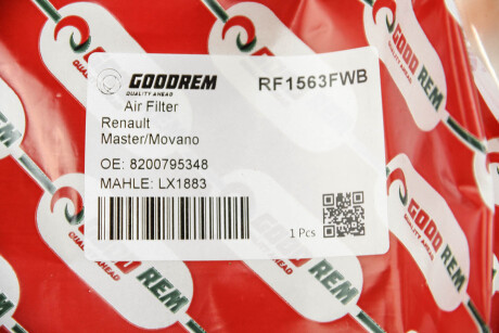 Фото 3 - Повітряний фільтр GOODREM RF1563FWB