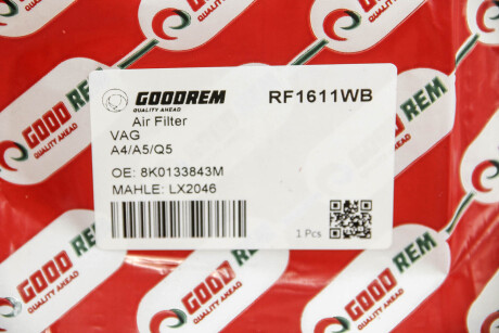 Фото 3 - Повітряний фільтр GOODREM RF1611WB