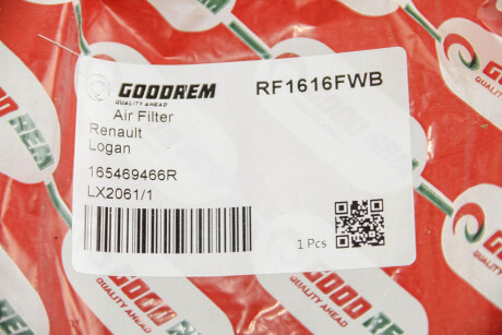 Фото 3 - Повітряний фільтр GOODREM RF1616FWB