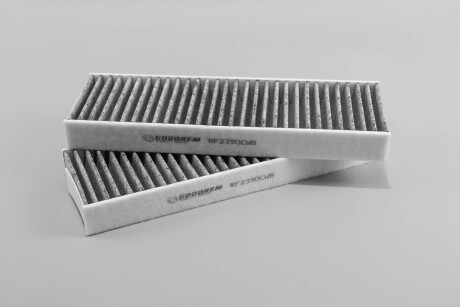 Фільтр салону Berlingo/Partner 08- (вугільний) (к-кт 2 шт) - GOODREM RF2390CWB