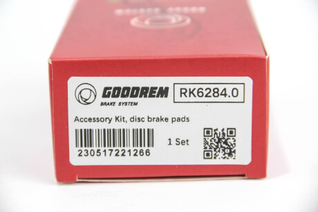 Фото 3 - Комплектуюча колодок GOODREM RK6284.0 (RK62840)