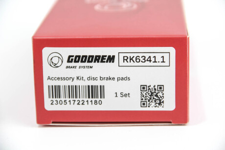 Фото 3 - Комплектуюча колодок GOODREM RK6341.1 (RK63411)