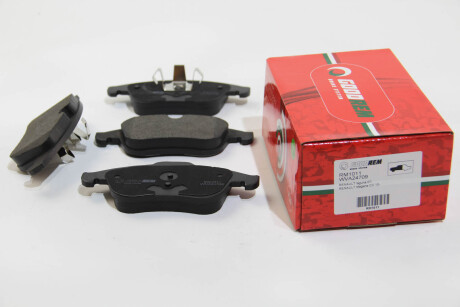 Тормозные колодки перед. Renault Laguna 07-/Megane 12- (ATE) (155,3x63x18) - GOODREM RM1011
