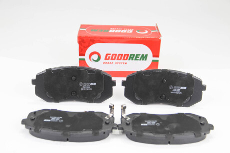 Гальмівні колодки пер. Kia Carens 07-/Sportage 04- (mando) - GOODREM RM1269