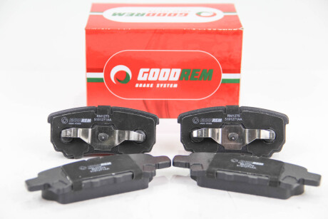 Гальмівні колодки зад. MITSUBISHI LANCER/JEEP PATRIOT 1.3-2.4 02- - (4605A336, 4605A337, 4605A479) GOODREM RM1275 (фото 1)