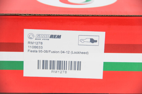 Фото 3 - Гальмівні колодки GOODREM RM1278