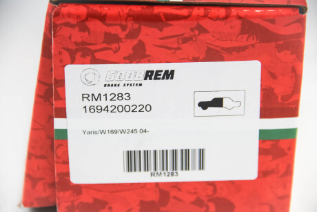 Фото 3 - Гальмівні колодки GOODREM RM1283