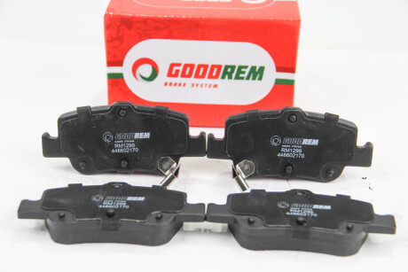 Гальмівні колодки зад. Toyota Auris 07-12/Corolla 13- (bosch) - GOODREM RM1299