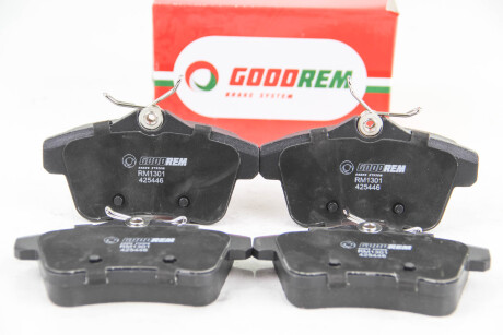 Колодки зад диск c4 ii ds4 ds5 pe 308 3008 5008 rcz 09- электроруч - GOODREM RM1301