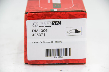 Фото 3 - Гальмівні колодки GOODREM RM1306