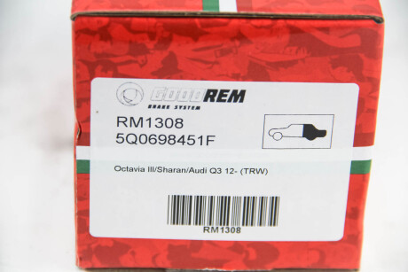 Фото 3 - Гальмівні колодки GOODREM RM1308