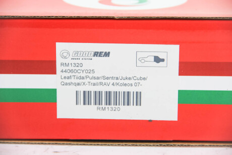 Фото 3 - Тормозные колодки GOODREM RM1320