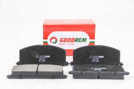 Гальмівні колодки пер. Camry/Carina/Celica/Corolla/Tercel (83-02) - GOODREM RM1327