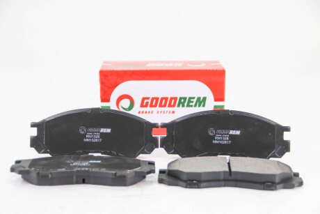 Колодки гальмівні пер. L200/Strakar/L400/Space Gear 94-07 - (mn102617, mr527550, mr493643) GOODREM RM1328