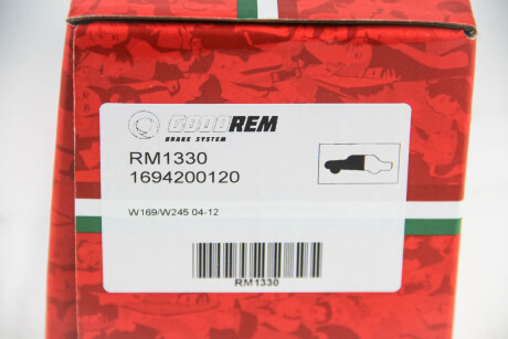 Фото 3 - Гальмівні колодки GOODREM RM1330