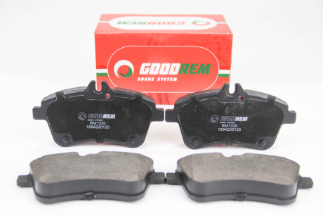 Гальмівні колодки пер. W169/W245 04-12 - GOODREM RM1330